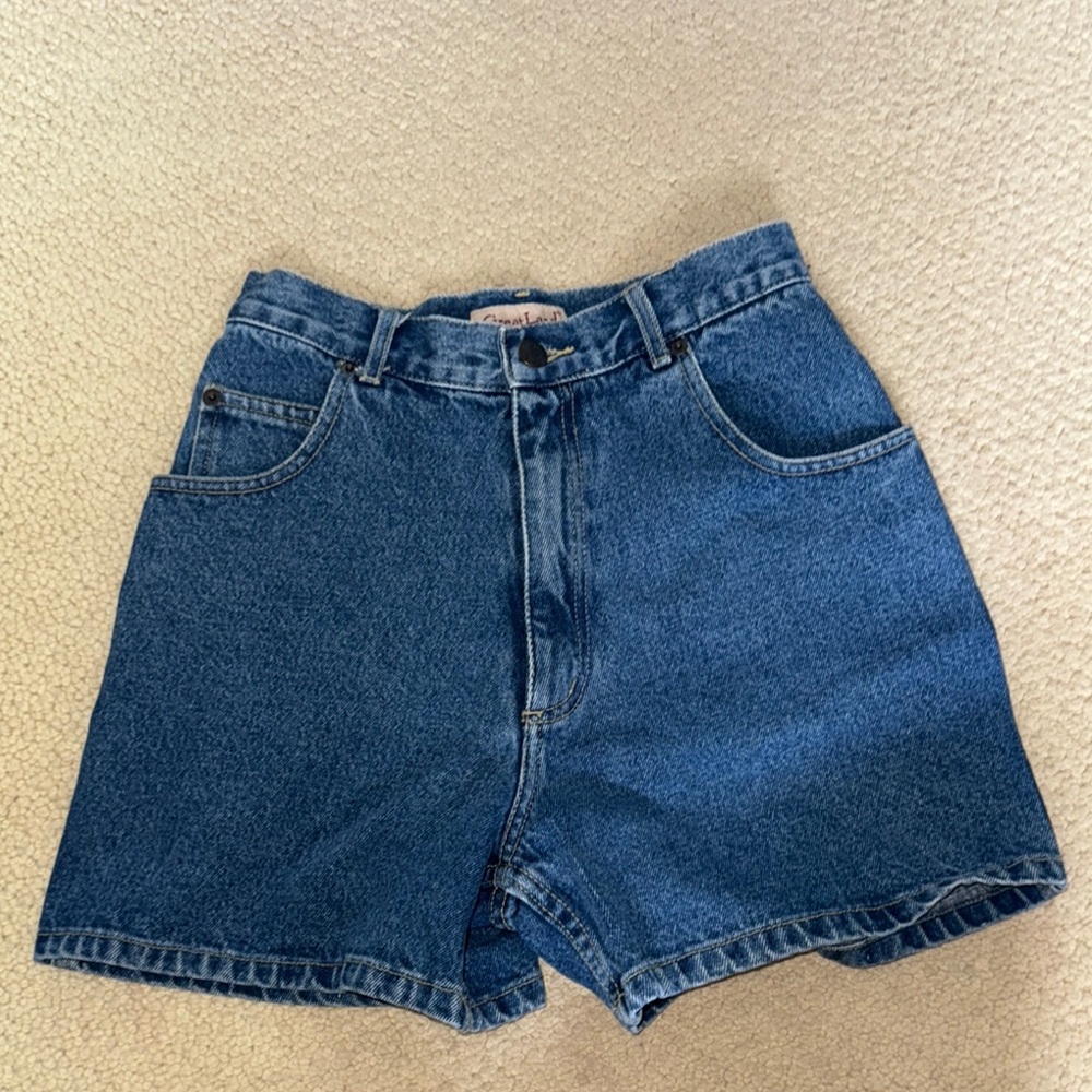 Classic Blue Denim Women's Shorts